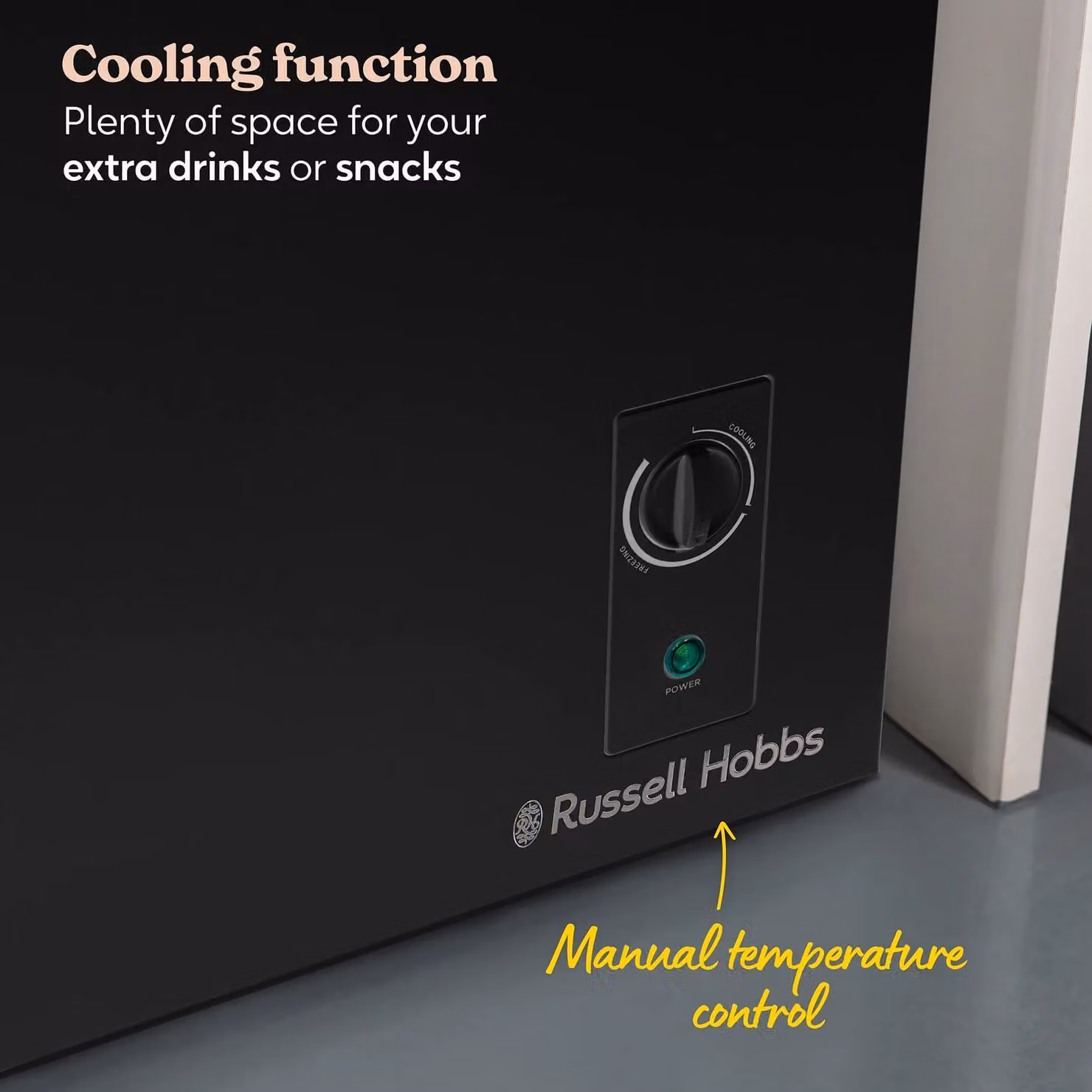 Russell Hobbs 143L Chest Freezer in Black RH142CF0E1 – 5