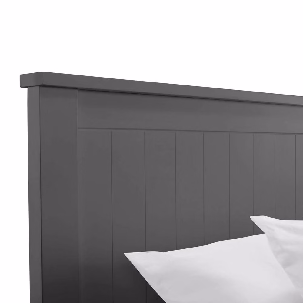 Cheshire Garnet Bed in Anthracite Grey, Single, W/D/H: 90 x 200 cm – 6