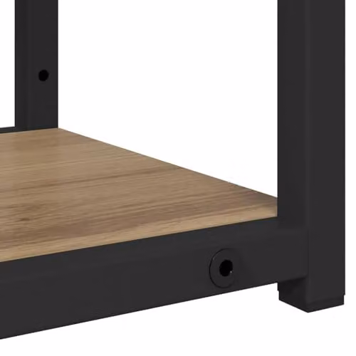 vidaXL Wall-Mounted Artisan Oak Wall Shelf, Brown, W: 60 cm, D: 21 cm, H: 78.5 cm – 3