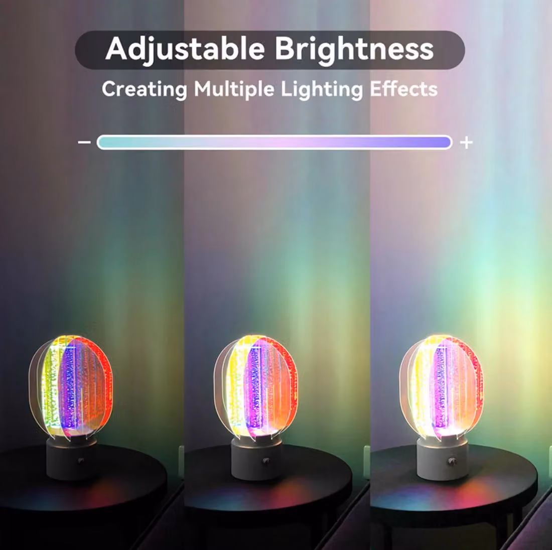 Leaper Rotating Aurora Ambient Night Light in Multicolour – 5