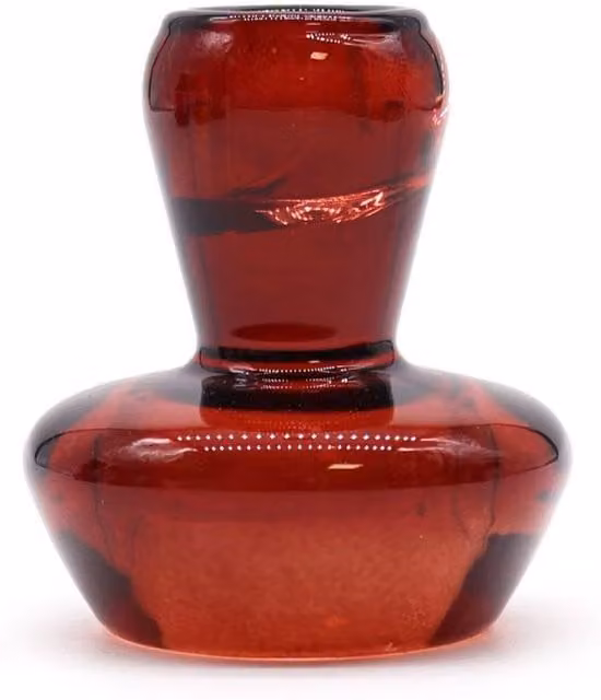 KDMD Mushroom Flip Dinner Candle and Tealight Holder in Vampire Red