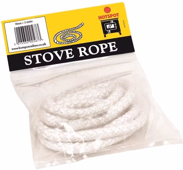 Hotspot Glass Fibre Stove Rope in White and Multicolour