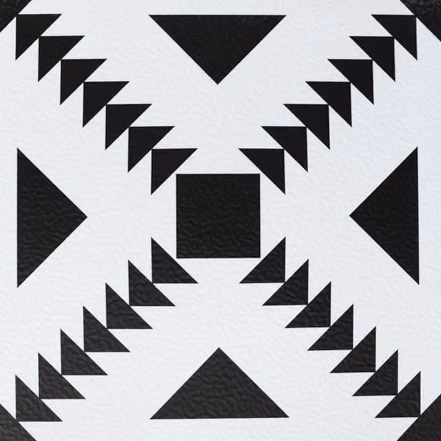 Fine Decor Art Deco Self-Adhesive Vinyl Floor Tiles, Tile Look, Grey and Multicolour, 0.93sqm