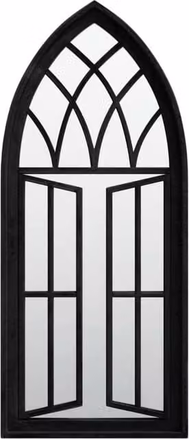 Berkfield Home Antique Black Metal Rectangular Wall Mirror W/H: 70 x 30 cm – 1