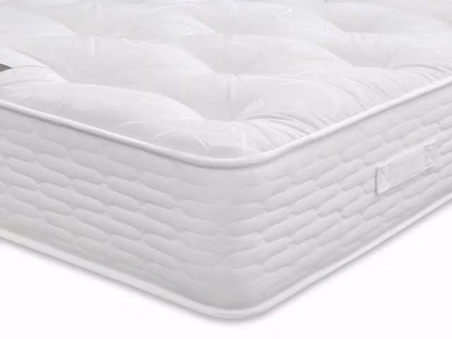 ASC Linden Pocket 1000 Euro Size Mattress in White, W/D/H: 140 x 200 cm