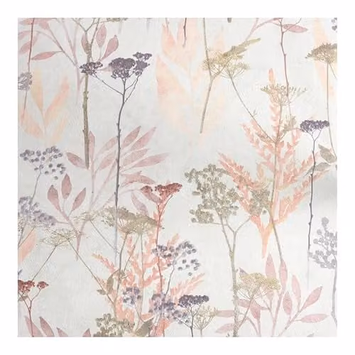 Graham & Brown Superfresco Easy Solstice Pink Floral Botanical Wallpaper