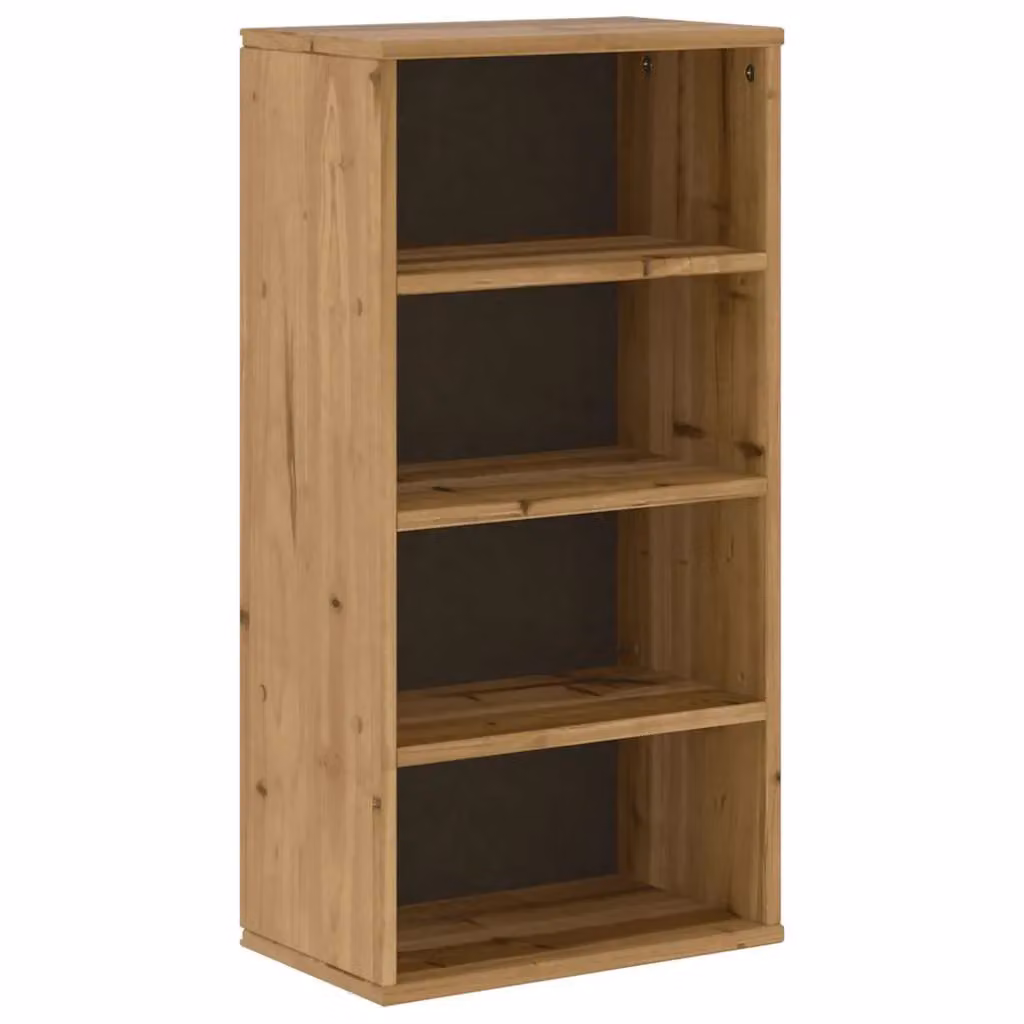 Berkfield Home ODDA Side Cabinet in Brown Solid Pine Wood, W/D/H: 40 x 24 x 79 cm – 2