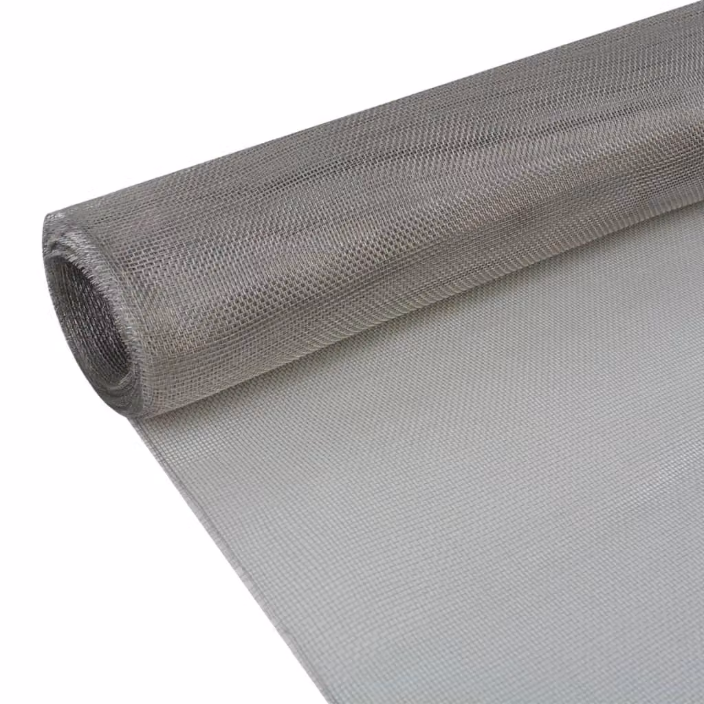 Berkfield Home Stainless Steel Mesh Screen, Silver, W: 100 cm, L: 1000 cm – 2