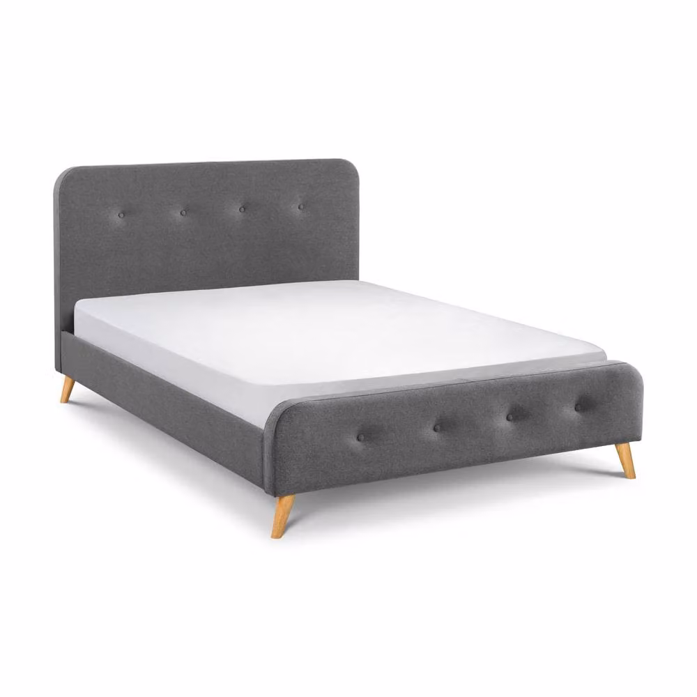 Cheshire Premium Willow Upholstered Bed in Grey, King Size (W: 150 cm, D: 200 cm) – 2