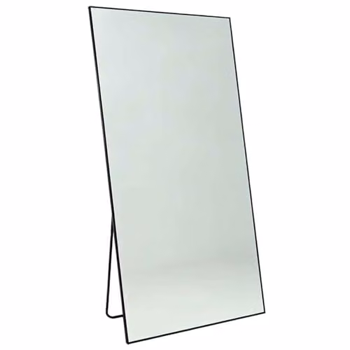 Gr8 Home Large Rectangular Full Length Freestanding Mirror with Black Frame, H 165 x W 60 cm – 2