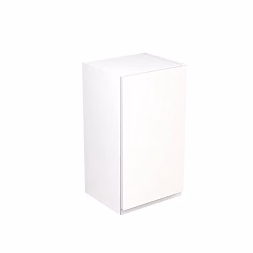 Kitchen Kit White Matt Bridging Wall Cabinet with J-Pull Soft Close Doors, W/D/H: 40 x 33 x 72 cm
