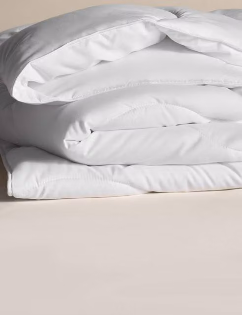 M&S Advanced Allergy Protection 10.5 Tog Microfibre Duvet, White
