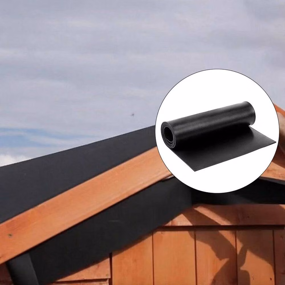 SPETLEK Black Rubber Sheet Roll for Workbench and Roof Protection, W/D: 100 x 40 cm – 4