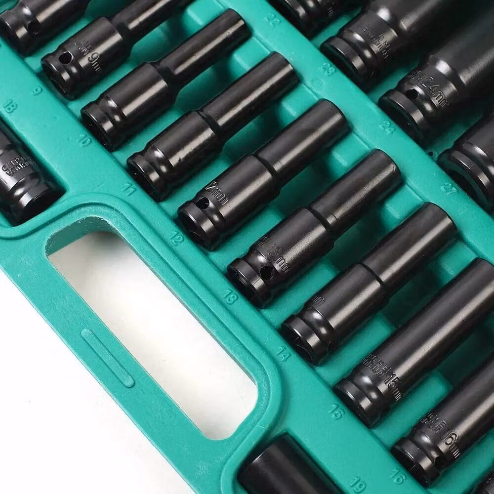 NESTLUNE 20-Piece 1/2 inch Deep Impact Socket Tool Set in Black – 4
