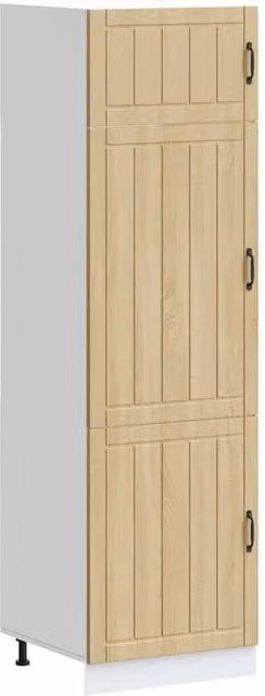 Berkfield Home Lucca Kitchen Wall Unit in Brown and White Sonoma Oak Engineered Wood