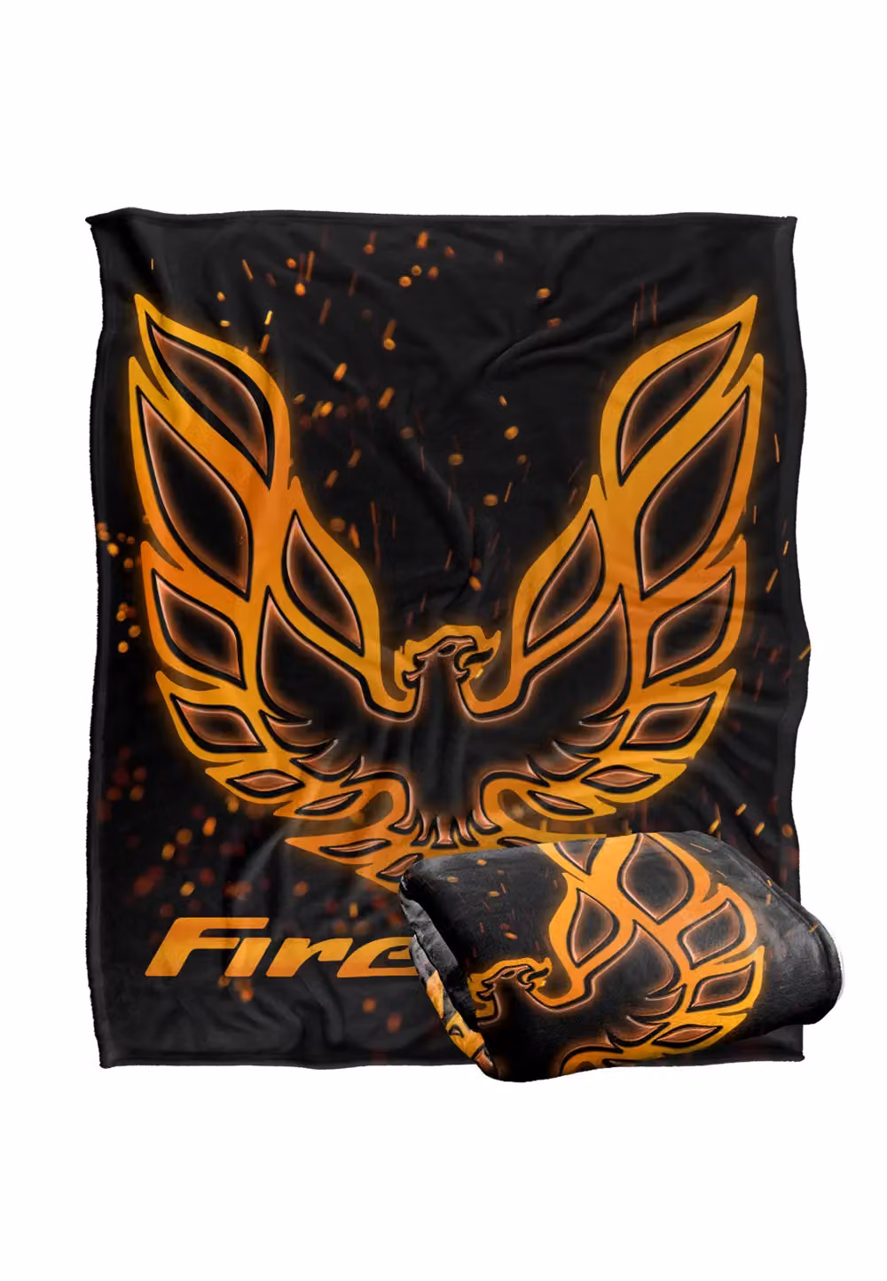 General Motors Pontiac Firebird Eagle Logo Super Soft Silky Touch Throw Blanket, White, W/D: 152 x 127 cm – 2