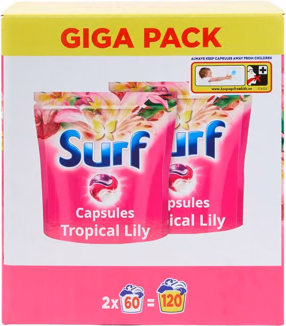 Surf Laundry Capsules Giga Pack Pink