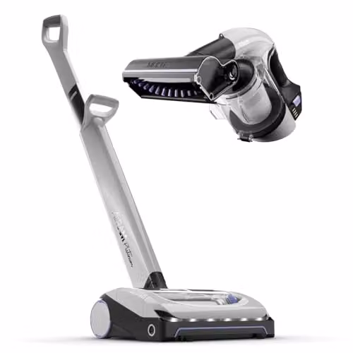 Gtech System Platinum, Airram Platinum and Multi Platinum Cordless Bagless Vacuum Cleaner Bundle in White, Black and Purple with 90 Minute Combined Runtime