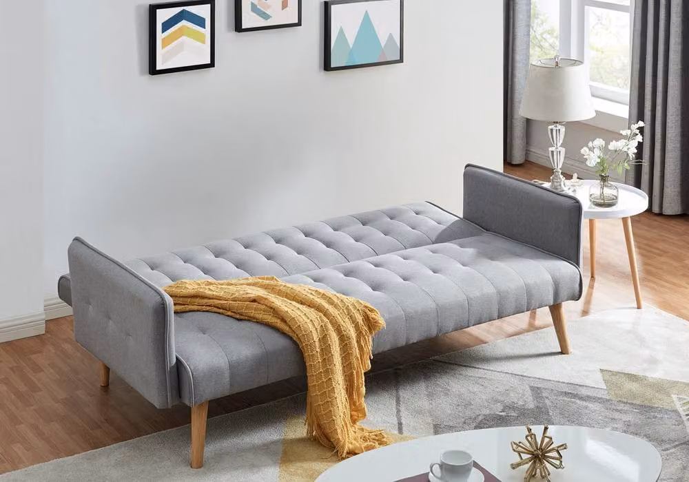 Bravich LTD Mario 3 Seater Click Clack Sofa Bed in Grey – 2