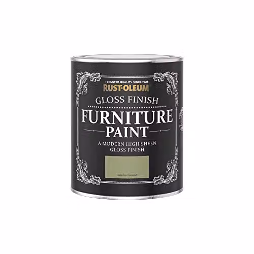 Rust-Oleum Gloss Furniture and Skirting Board Paint in Green, 750ml – 3