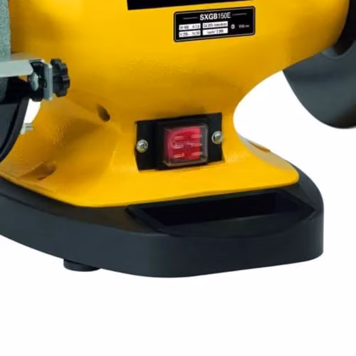 Stanley Bench Grinder in Yellow with 330W Motor and 2 Grinding Wheels – 4