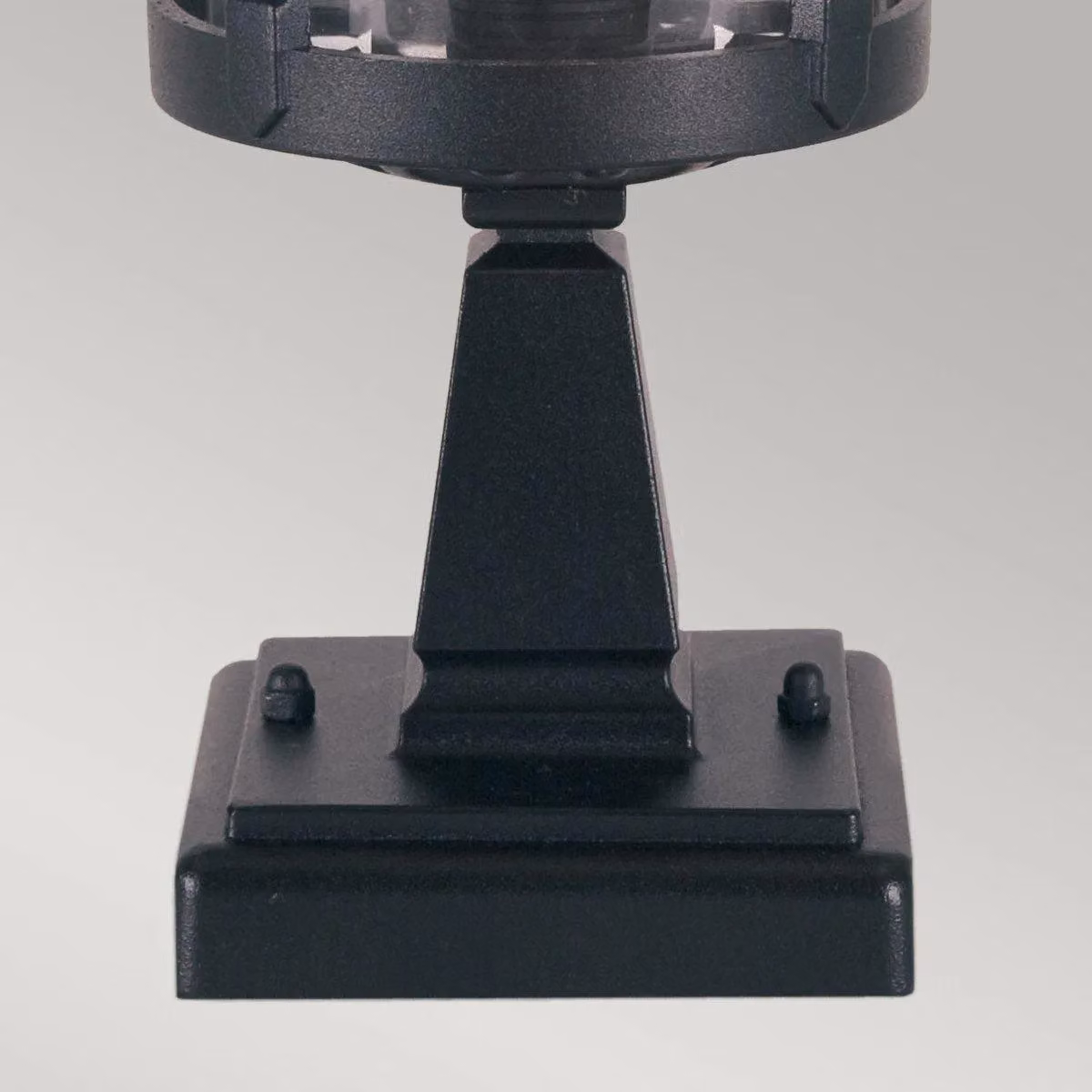 Netlighting Hereford Black Metal Outdoor Pedestal Lantern with E27 Socket – 3