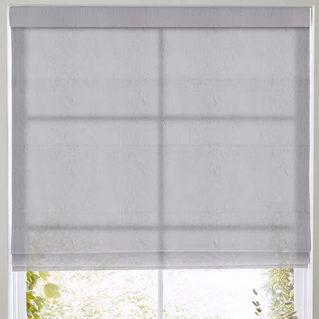 Terrys Eloise Sheer Voile Made to Measure Roman Blind in Grey