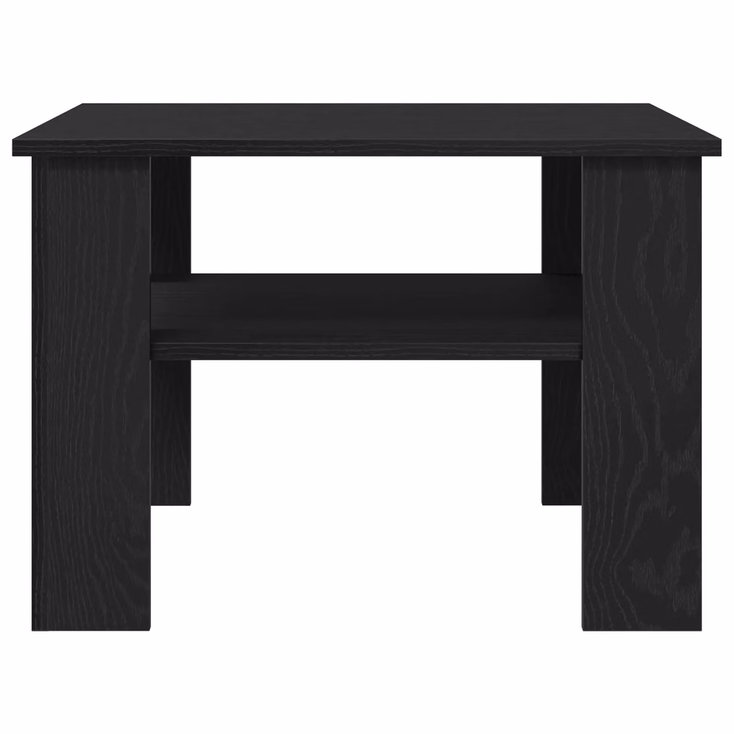Berkfield Home Black Oak Coffee Table, W/D/H: 60 x 60 x 42 cm – 4