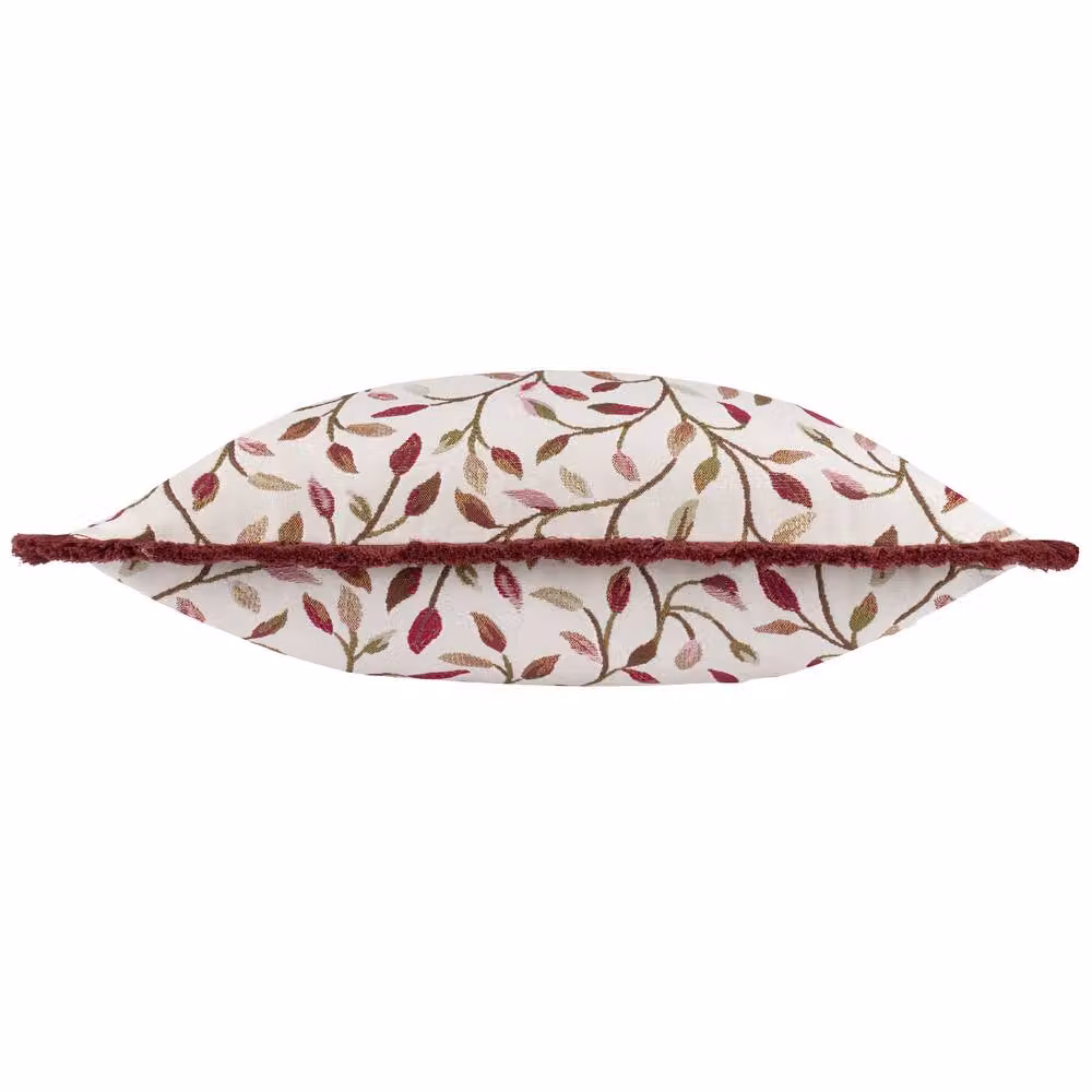 Voyage Maison Cervino Floral Jacquard Feather Filled Cushion, Pink, Purple and Blue, W/D/H: 50 x 50 x 50 cm – 3