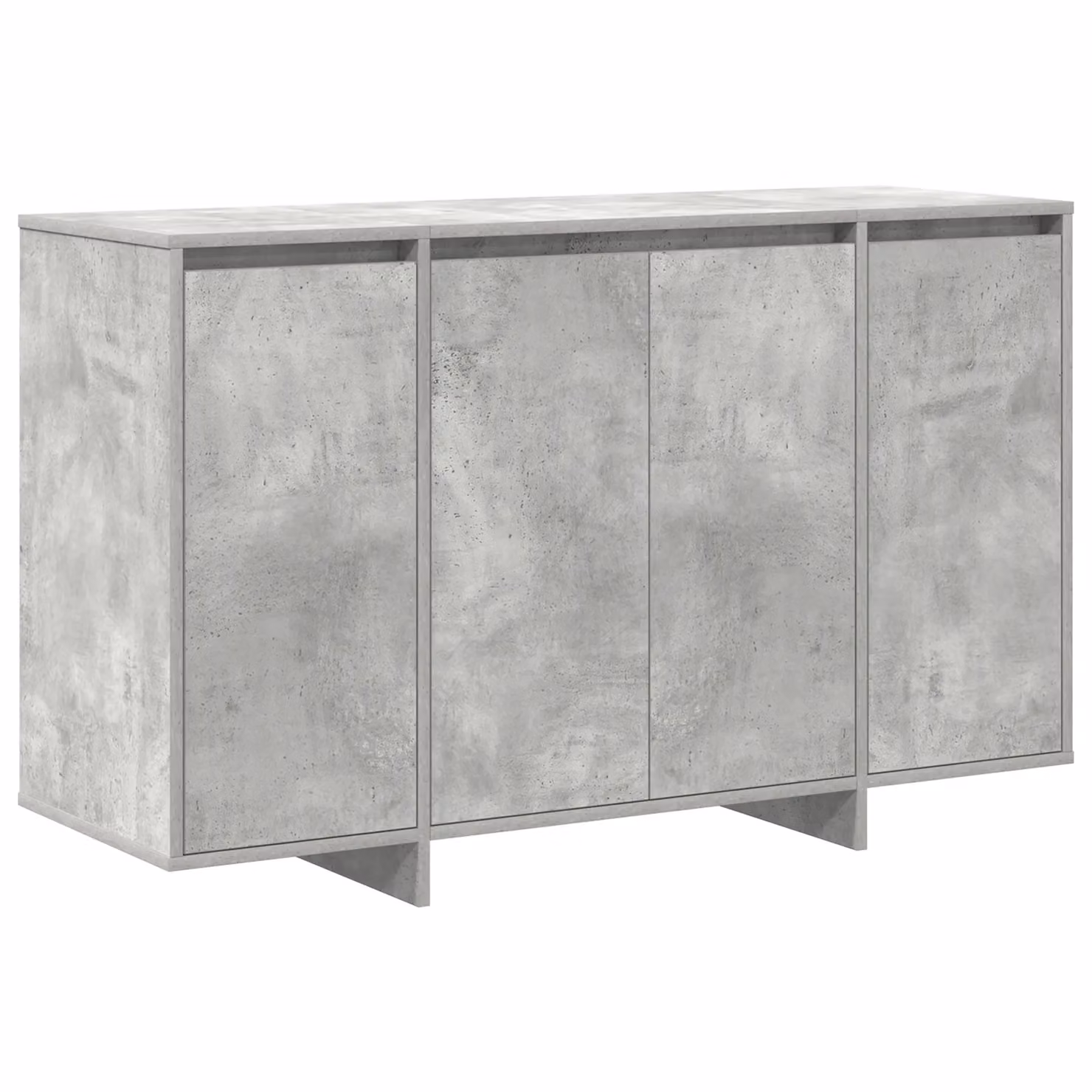 Berkfield Home Modern Concrete Grey Sideboard in Matt MDF – 2