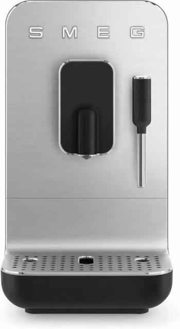 Smeg Bean To Cup Coffee Machine with Steam Wand in Black