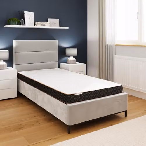 GFW Sleepy Castle Bonnell Spring Mattress, White, W/D/H: 90 x 200 x 14 cm – 3