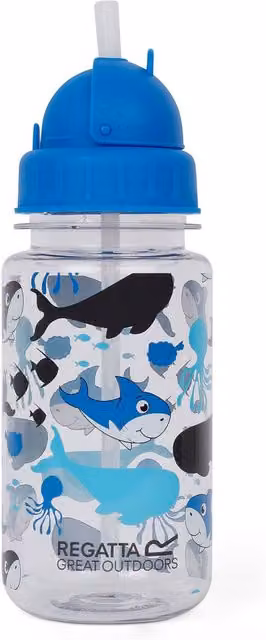 Regatta Tritan Junior BPA-Free Straw Bottle for Children, Blue, 350 ml