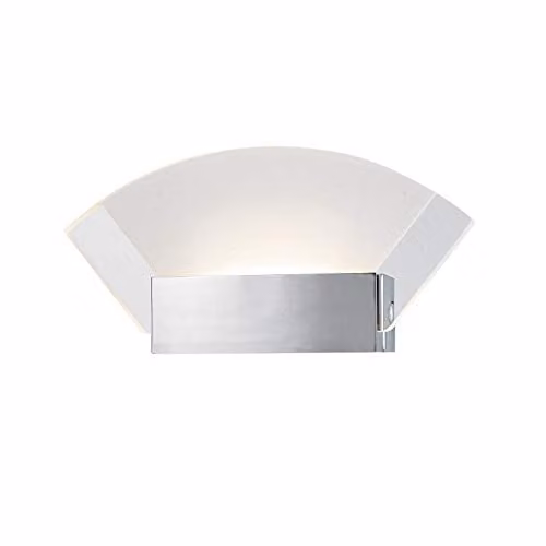 Netlighting Modern LED Wall Lamp in Grey and Silver with Warm White 3000K 420lm