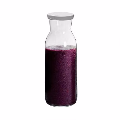 Argon Tableware Brocca Glass Carafe with Lid, 1.2 l, Transparent