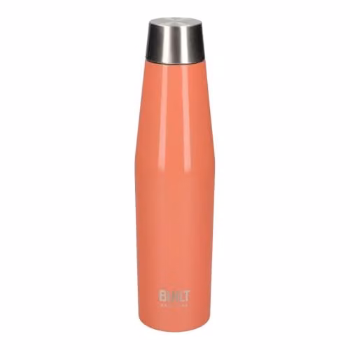 Built Vacuum Insulated Stainless Steel Leakproof Water Bottle, 540 ml, Orange – 1