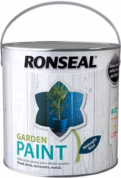 Ronseal Garden Paint Blue 2.5 Litre – 4