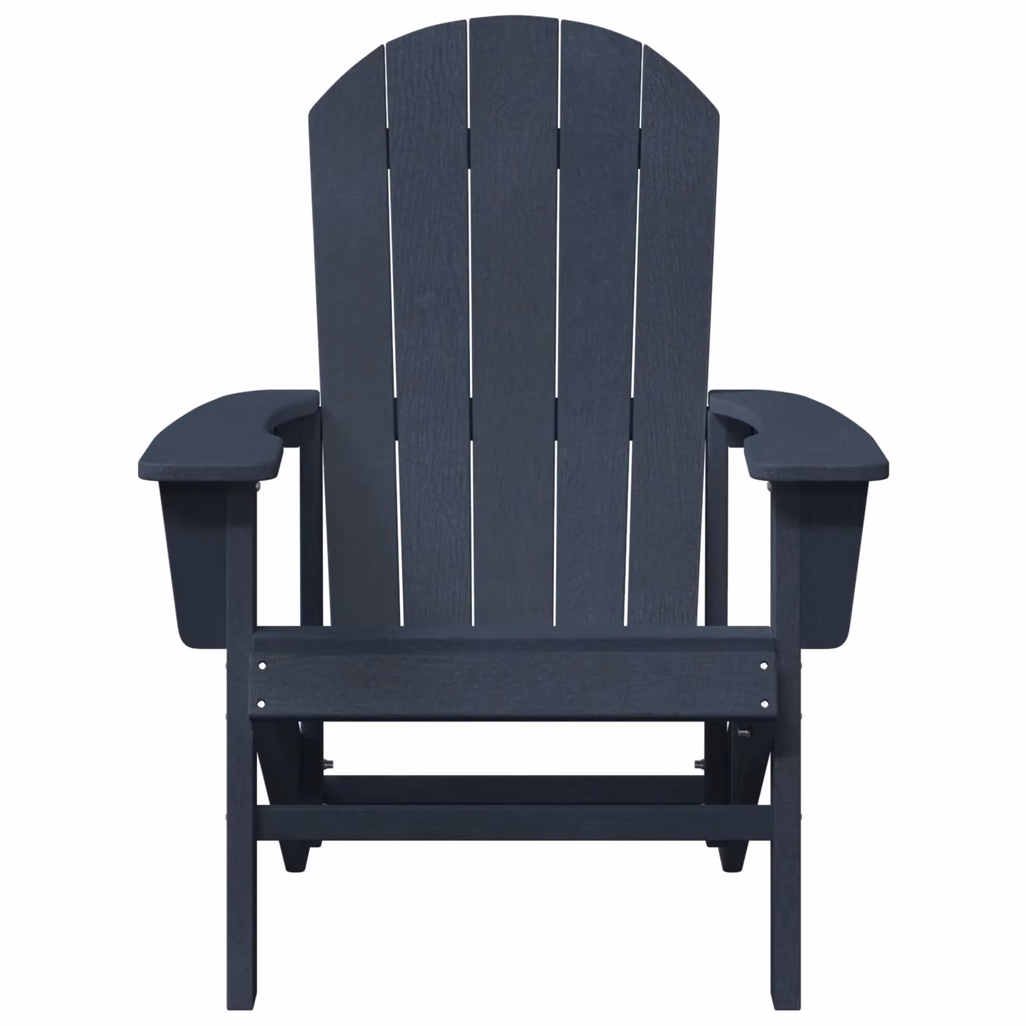 Berkfield Home Adirondack Chair in Navy Blue, W/D/H: 74 x 82 x 91 cm – 3