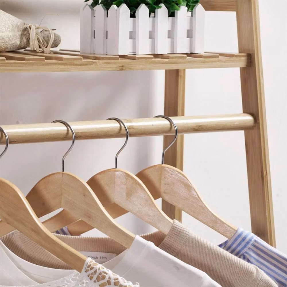 KORVIXA Beige Corner Clothes Rail and Drying Rack, Wall Mounted, Width: 90 cm – 3