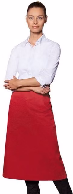 Karlowsky Basic Bistro Apron in Raspberry Pink/Red – 1