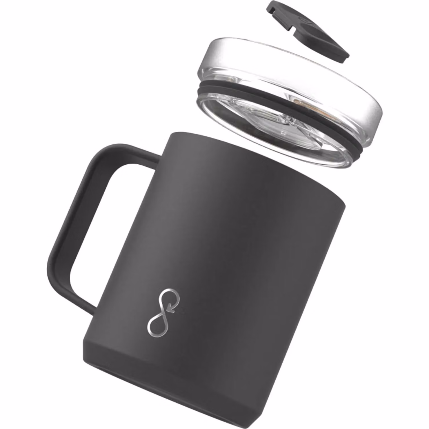 Ocean Bottle Insulated Travel Mug, 350ml, Jet Black – 3