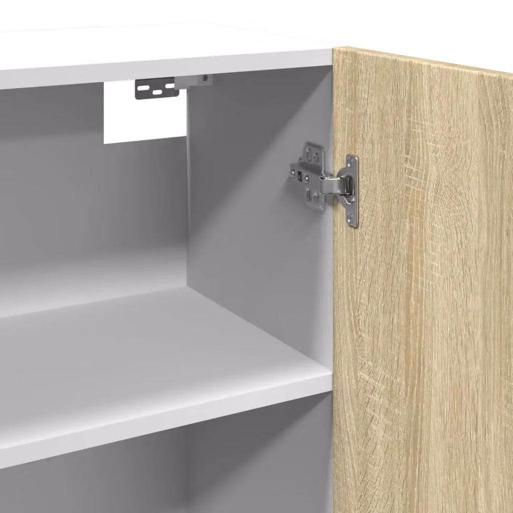 Berkfield Home Lyon Hanging Kitchen Cabinet in Sonoma Oak Brown, W/D/H: 80 x 31 x 60 cm – 2