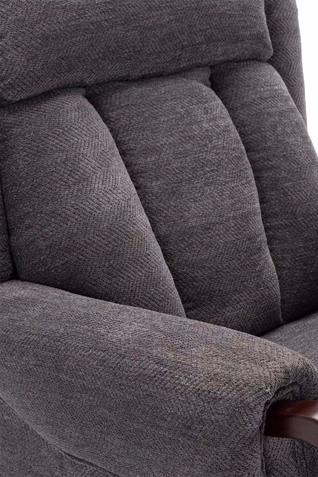 More4Homes Halton Fabric Heavy Duty Dual Motor Rise Recliner Lift Mobility Chair in Charcoal – 3