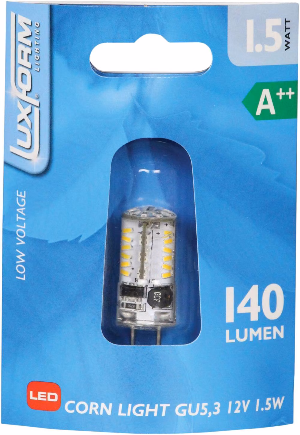Luxform Lighting St Helens LED GU5.3 Capsule Maize Lamp in Clear – 2