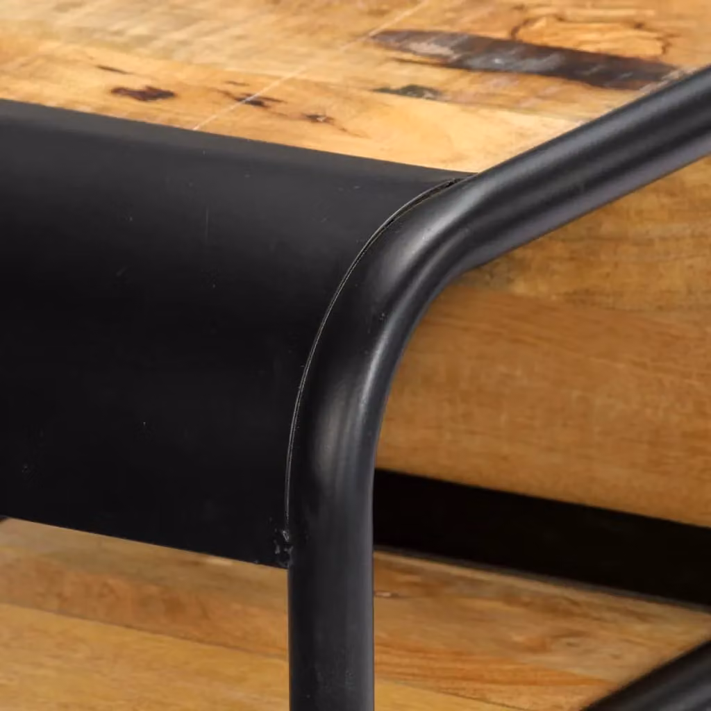 Berkfield Home Vintage Brown Solid Mango Wood Console Table, W/D/H: 118 x 30 x 75 cm – 3