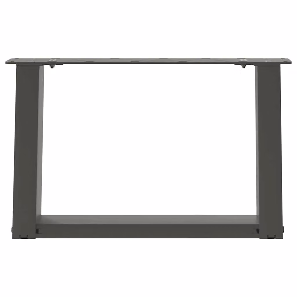 Berkfield Home U-Shaped Coffee Table Legs, 2 Piece Steel Set in Anthracite Black, W/H: 40 x 31 cm – 4