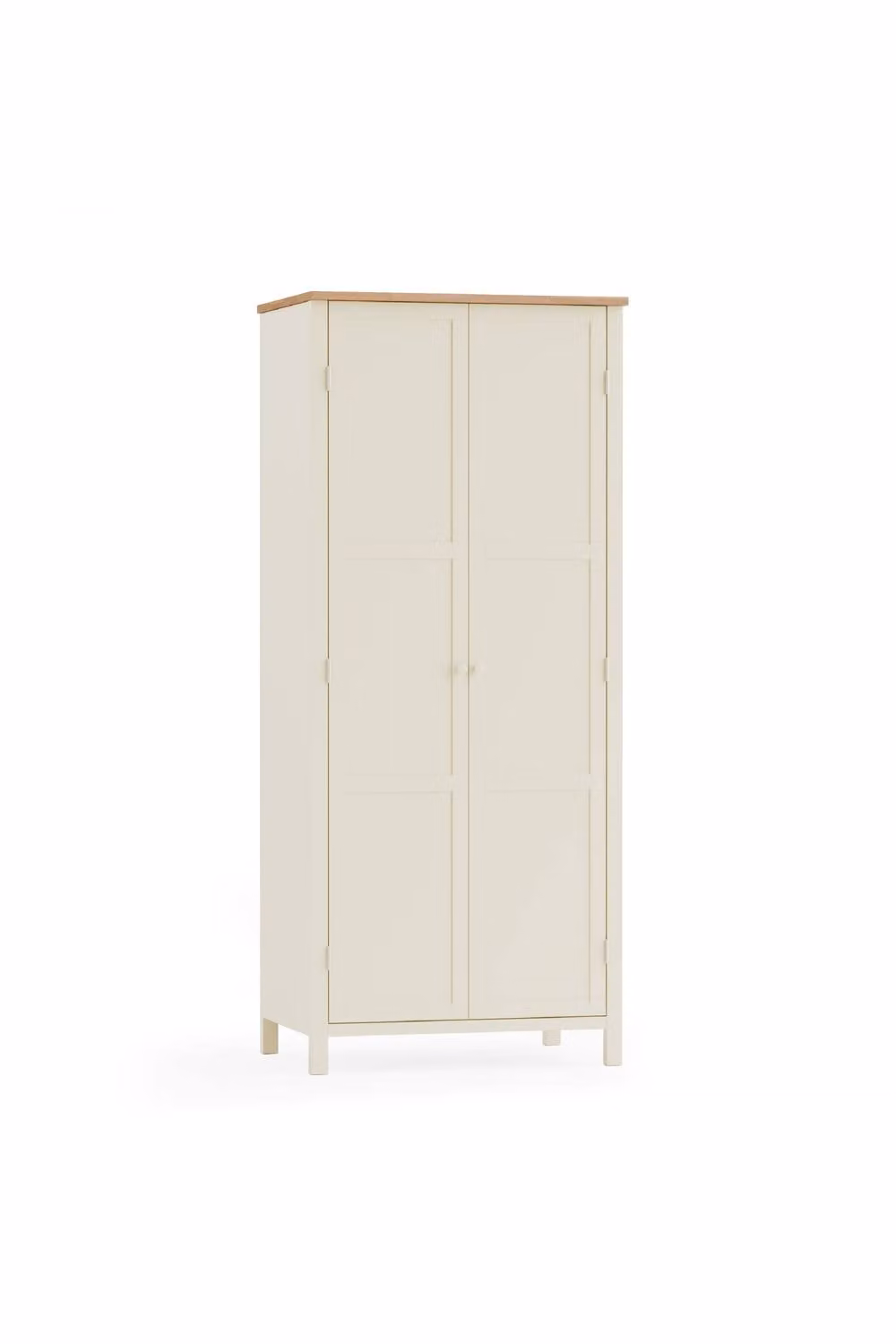 Julian Bowen Coxmoor 2 Door Wardrobe with Internal Shelves in White – 2
