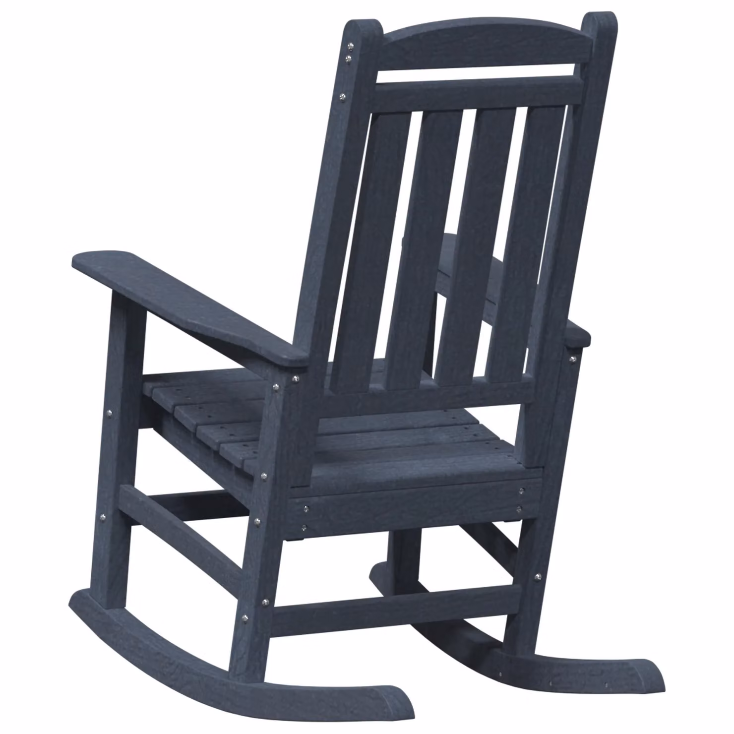 Berkfield Home Garden Rocking Chair in Navy Blue, W/D/H: 70 x 92 x 108 cm – 5