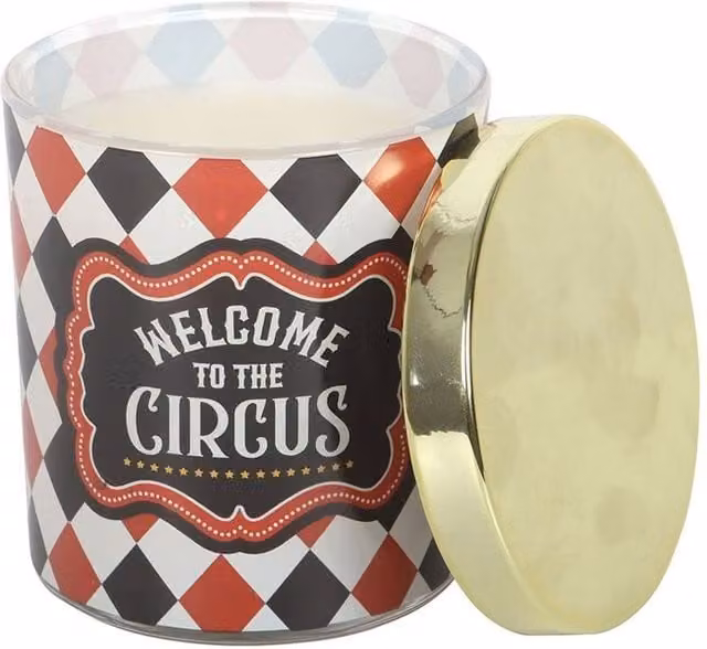 Something Different Welcome To The Circus Vanilla Sugar Mystic Circle Scented Candle, Multicolour