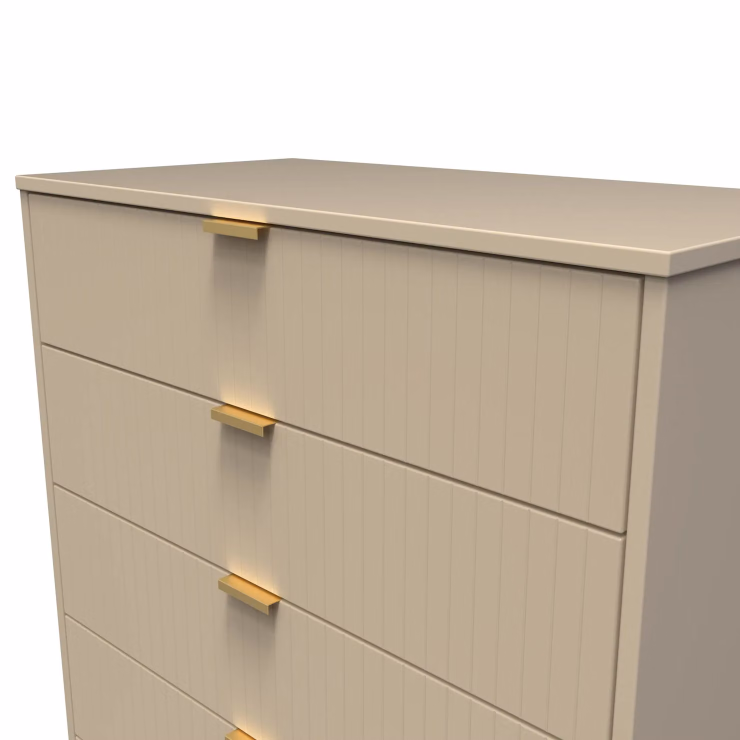 Ready Assembled 2 U Bexley 5 Drawer Chest in Light Brown – 2